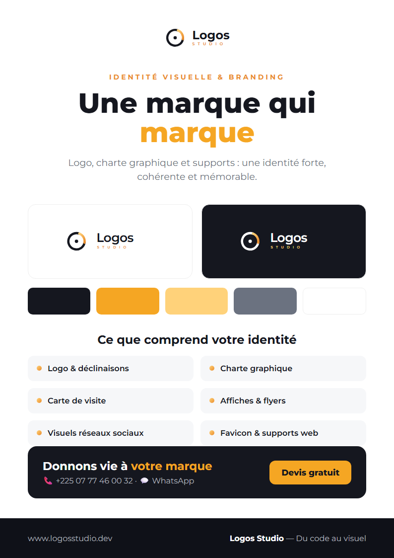 Aperçu de Flyer — Identité visuelle